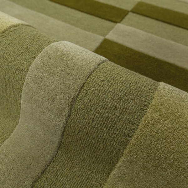 Covor oval Eldon Verde 140x200 cm
