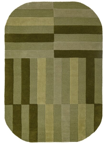 Covor oval Eldon Verde 140x200 cm
