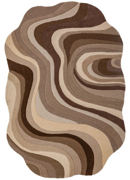 Covor oval Envy Wool Natural 140x200 cm