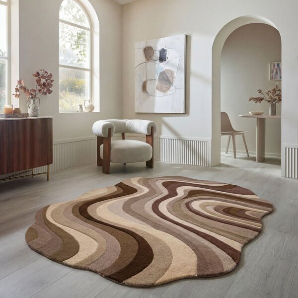 Covor oval Envy Wool Natural 140x200 cm