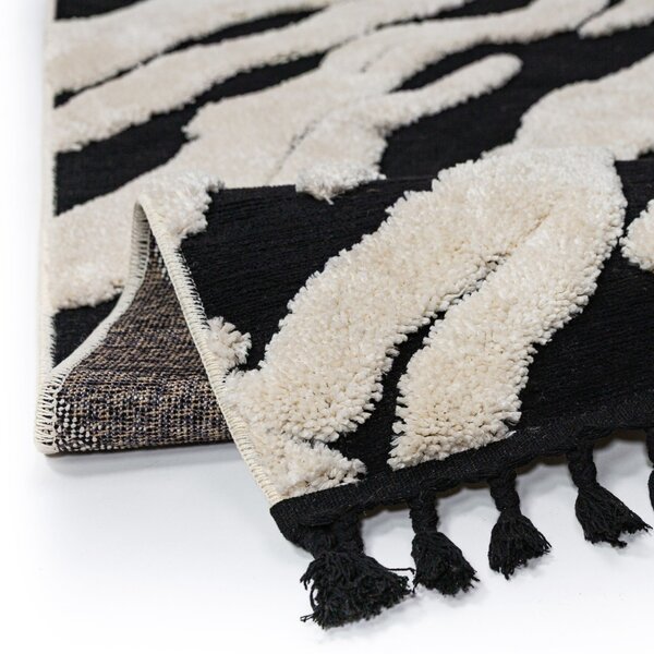 Covor Esra Zebra Monocrom 133x190 cm