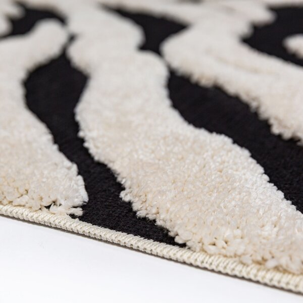 Covor Esra Zebra Monocrom 133x190 cm