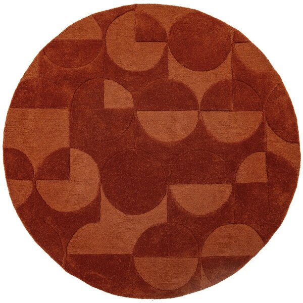 Covor rotund Gigi Teracota 160x160 cm
