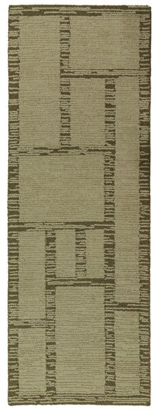 Covor traversa Harris Modula Wool Fistic 80x230 cm