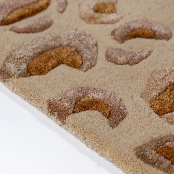 Covor Leopard Frame Natural 140x200 cm