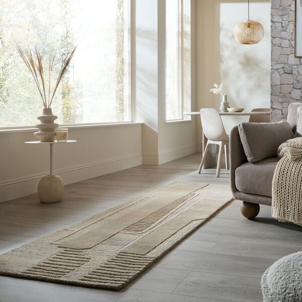 Covor traversa Lira Wool Natural 80x300 cm