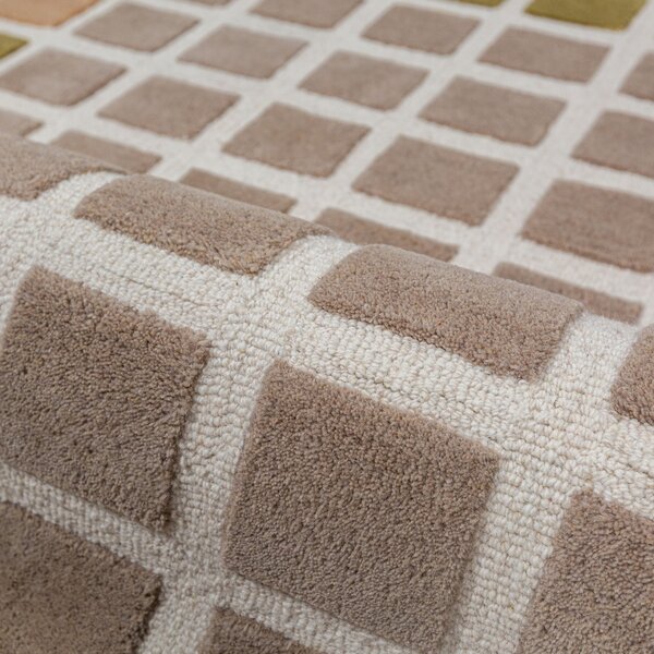 Covor Renga Wool Verde 140x200 cm