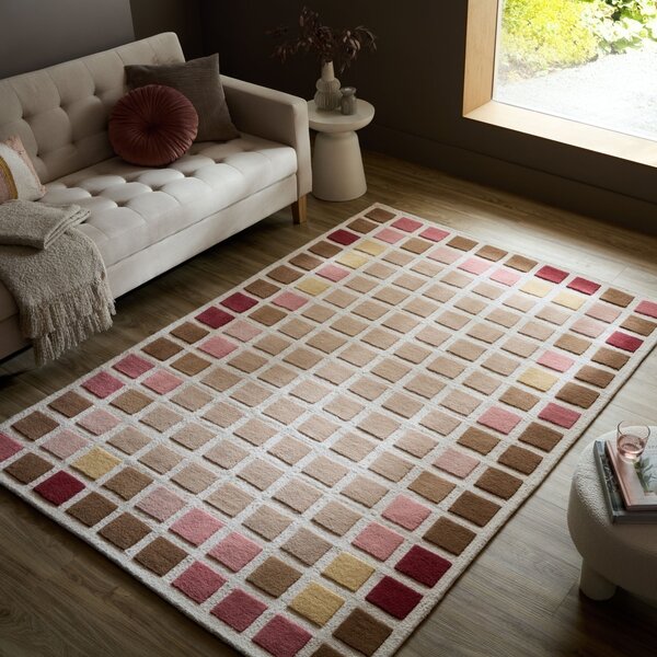 Covor Renga Wool Roz 140x200 cm