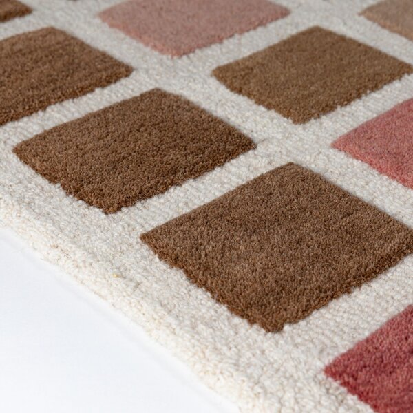 Covor Renga Wool Roz 140x200 cm