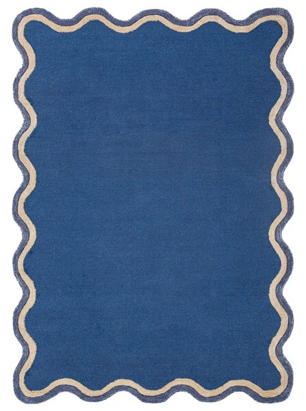 Covor Rivo Wool Bleumarin 120x170 cm