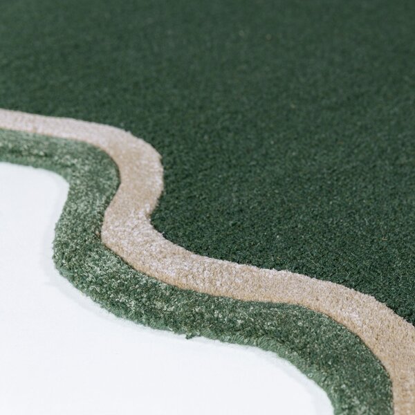 Covor Rivo Wool Verde 120x170 cm
