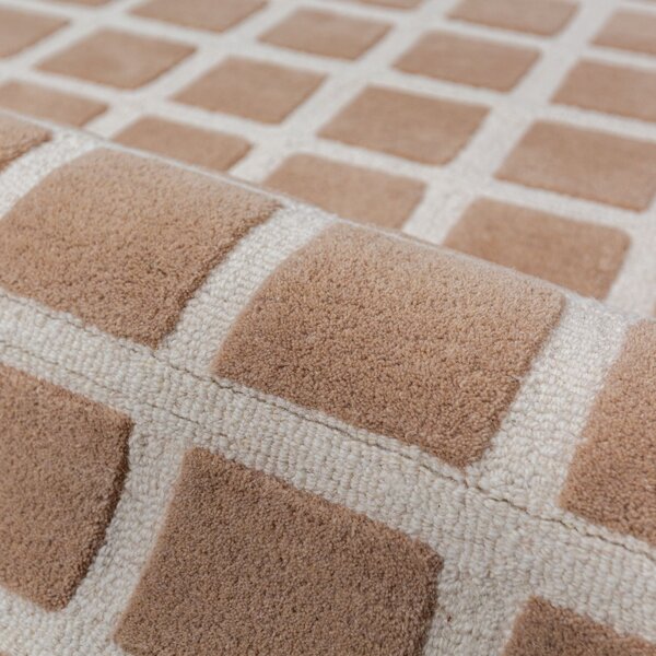 Covor Renga Wool Roz 140x200 cm