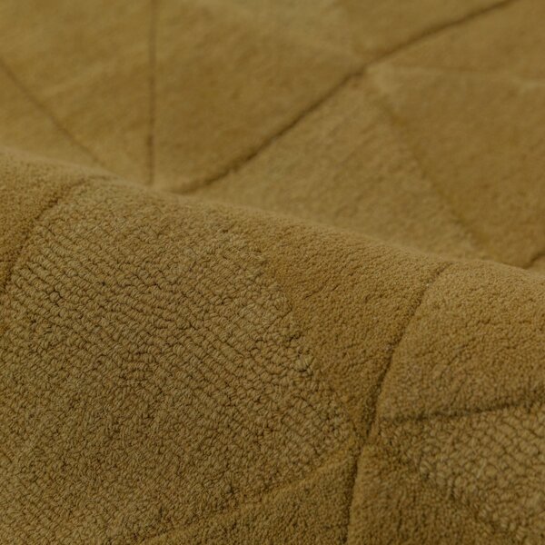 Covor rotund Shard Auriu 160x160 cm