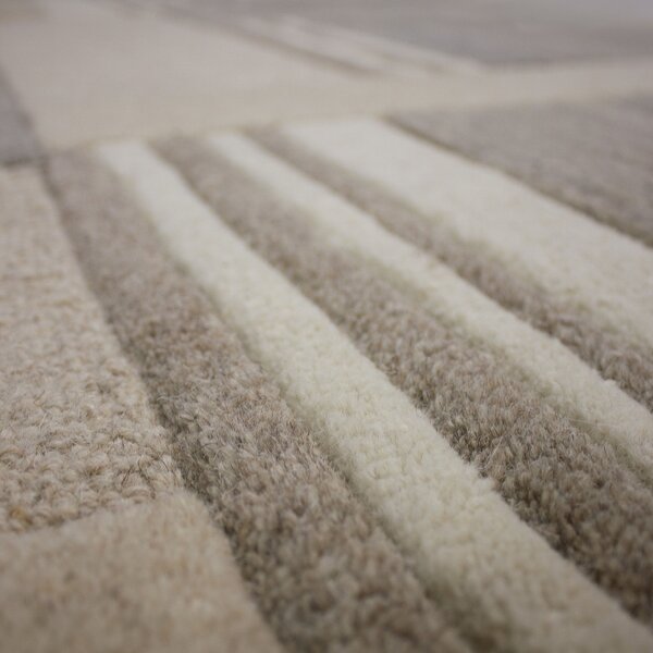 Covor traversa Vara Wool Natural 80x300 cm
