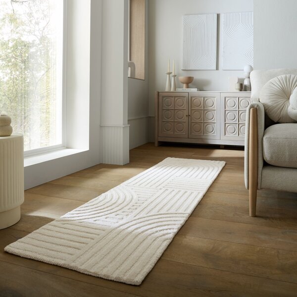 Covor traversa Zen Garden Ivoar 60x230 cm