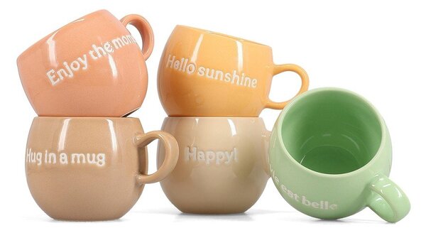 Розова глинена чаша 420 ml Muggies – Salt&Pepper