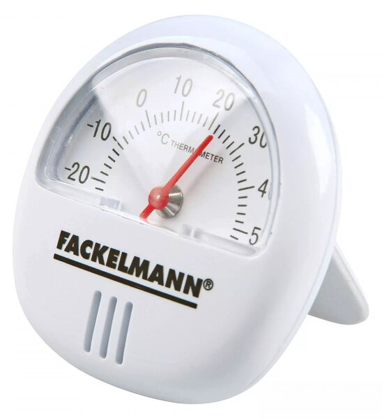 Термометър с магнит Fackelmann 16375 Tecno, 6 см, Бял