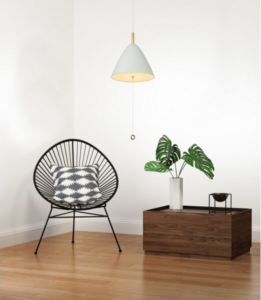 Globo 15325W - Пендел PURA 3xE27/60W/230V