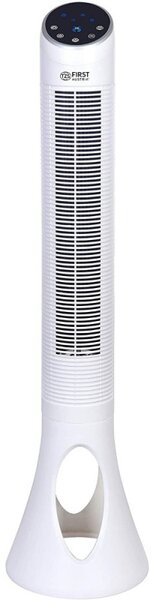 Вентилатор кула First Austria FA-5560-3, 60W, Таймер 12ч, Тих, Дистанционно, Тъч панел, Бял