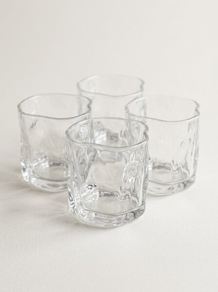 Sinsay - Чаши с неправилна форма 4 pack - clear
