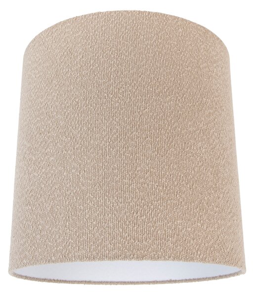 Текстилен абажур бежов с плюшен плат 40/40/40