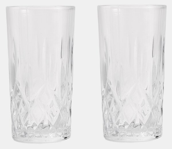 Sinsay - Чаши с релефен мотив 2 pack - clear