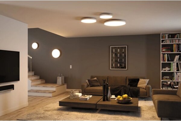 Paulmann 79894 - LED/38W плафон VELORA 230V Ø 60 см бял