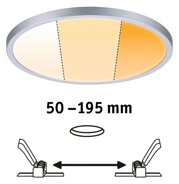 Paulmann 92992 - LED/16W IP44 Вградено таванно осветително тяло за баня AREO 230V