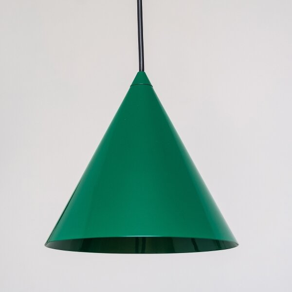 Висяща лампа на кабел ETNA II 1xE27/15W/230V pr. 18,5 cm зелена