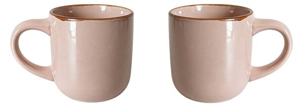 Sinsay - Шарени чаши на точки 2 pack - пастелнорозово