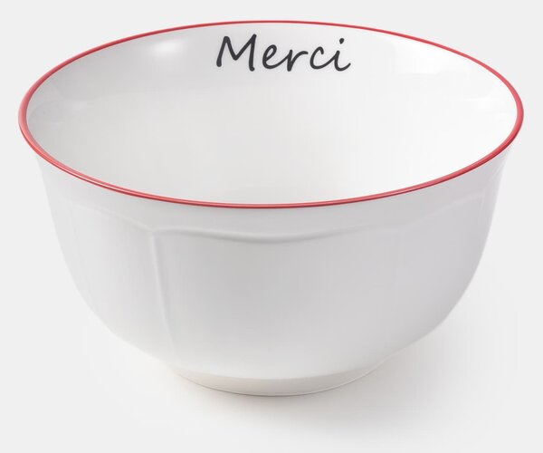 Sinsay - Керамична купа с надпис Merci - нави