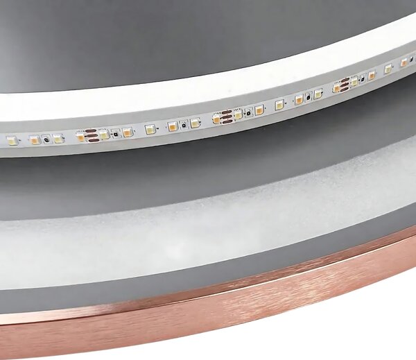 Огледало LED 50cm MMJ BRUSH COPPER
