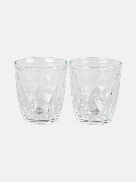 Sinsay - Чаши с релефен мотив 2 pack - clear