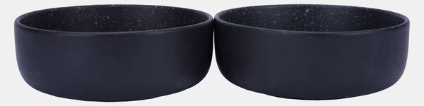 Sinsay - Керамични купи с точковиден десен 2 pack - черeн