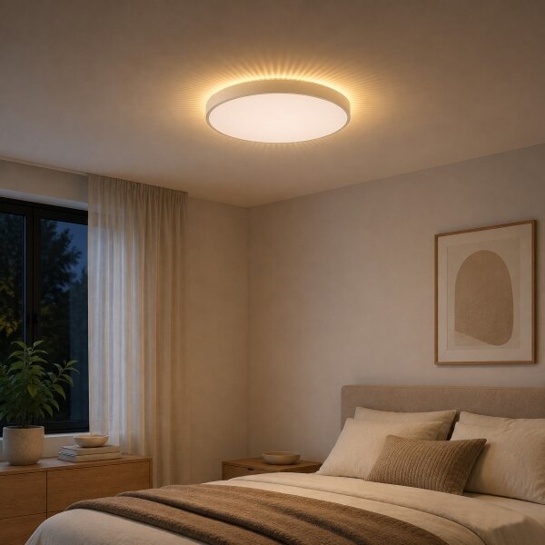 Brilliant - LED таванно осветително тяло SOLISTRA LED/36W/230V Ø 54 см бяло