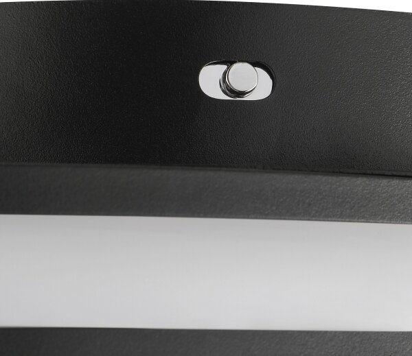 Brilliant - LED таванно осветително тяло REVOLA LED/33W/230V Ø 40 см черно