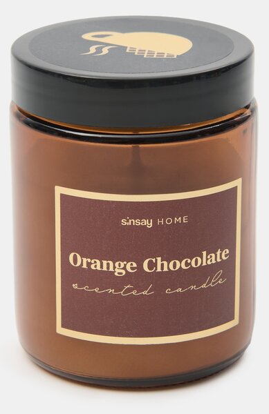 Sinsay - Свещ Orange Chocolate - кaфяв