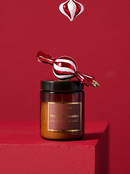 Sinsay - Свещ Orange Chocolate - кaфяв