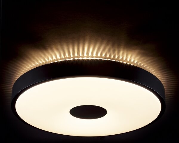 Brilliant - LED таванно осветително тяло TAVIS LED/24W/230V Ø 44,5 cm черно