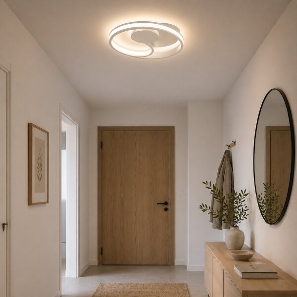 Brilliant - LED плафон REVOLA LED/33W/230V Ø 40 см, бял