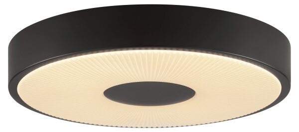 Brilliant - LED таванно осветително тяло RAKIN LED/18W/230V Ø 33,5 cm черно