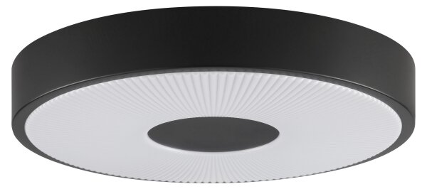 Brilliant - LED таванно осветително тяло RAKIN LED/18W/230V Ø 33,5 cm черно