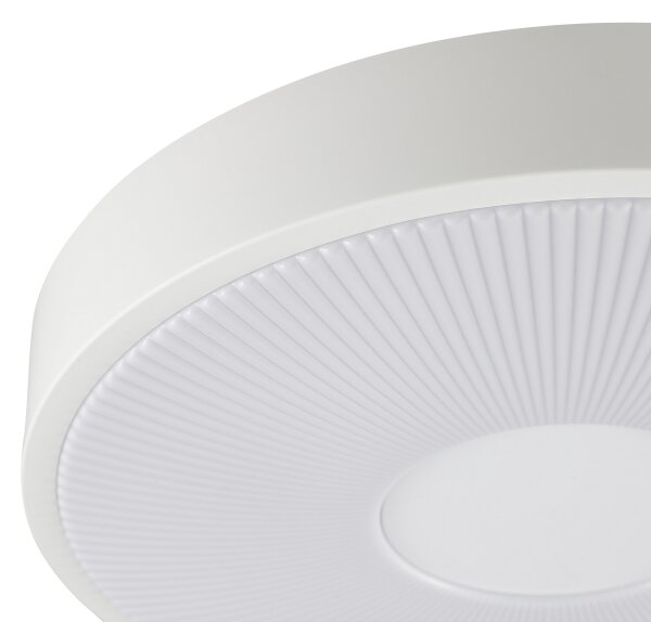 Brilliant - LED таванен плафон RAKIN LED/18W/230V Ø 33,5 cm бял