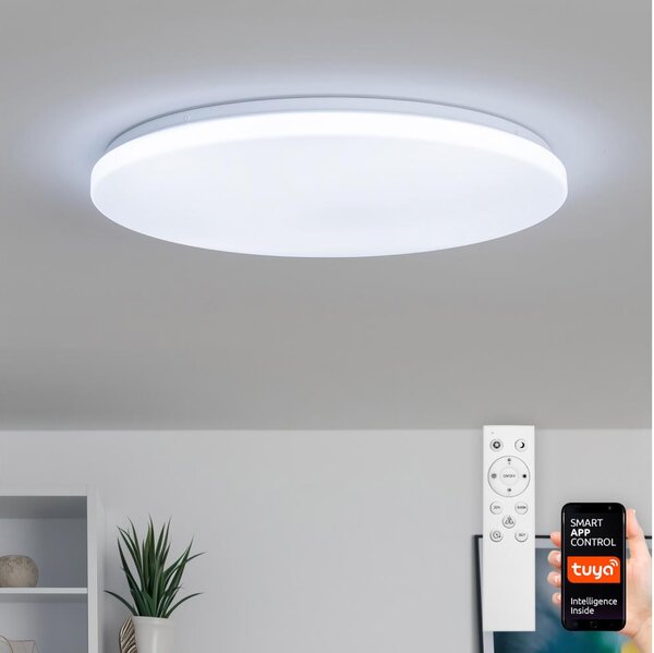 Brilagi - SMART димируемо таванно LED осветително тяло/36W/230V Ø 48 см Wi‑Fi Tuya + дистанционно управление