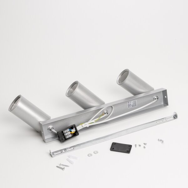 Brilagi - Спот за баня SELE 3xGU10/30W/230V IP44 сребрист