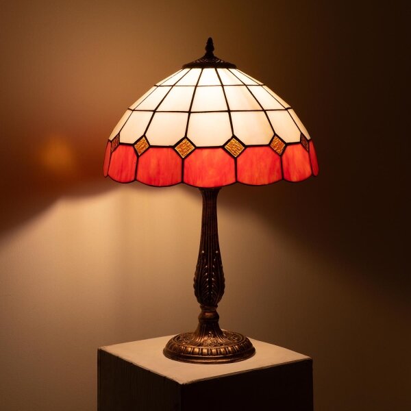 Brilagi - Tiffany витражна настолна лампа SIENNA 2xE27/60W/230V