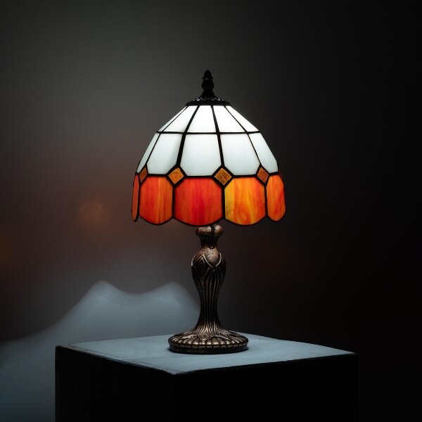 Brilagi - Tiffany витражна настолна лампа SIENNA 1xE27/60W/230V