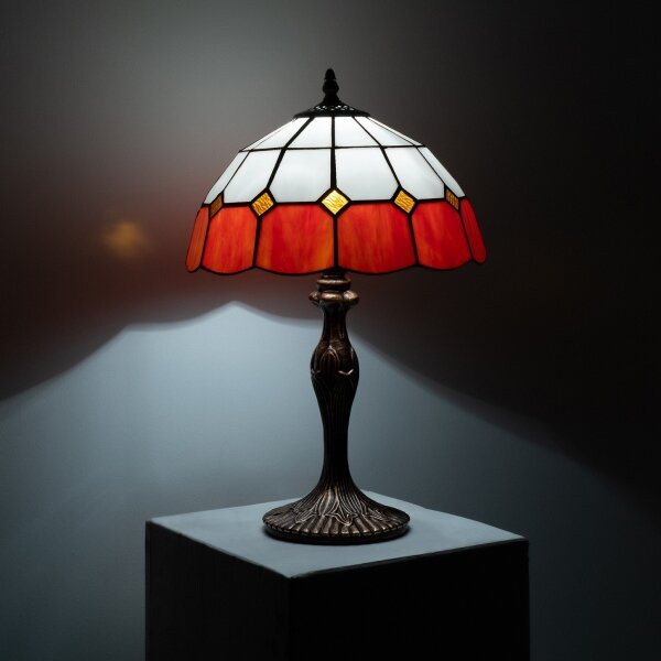 Brilagi - Tiffany витражна настолна лампа SIENNA 1xE27/60W/230V