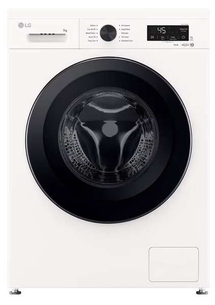Перална машина LG F2X10S7NWK, клас A, 7 кг. капацитет, 1200 оборота в минута, свободностояща, 60cm ширина, 6 Motion DD, бяла