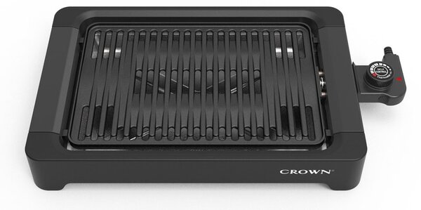 Скара Crown CSG-10W3020, незалепващо покритие, термостат, 5 степени на работа, 1000W